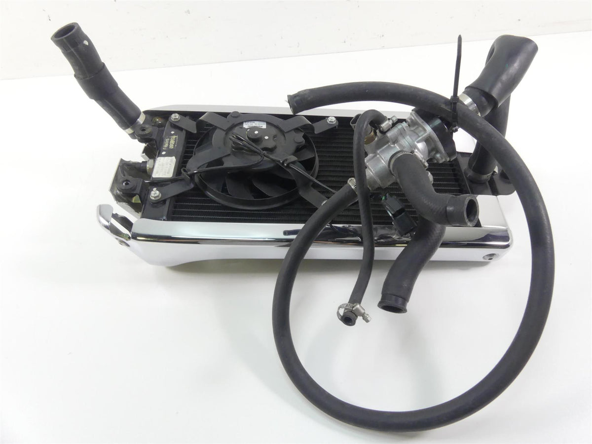 2006 Honda VTX1800 C2 Radiator Fan Hoses Guard Chrome Cover Set 19010-MCH-C21 {{ shop.shopifyCountryName }} - Mototech271