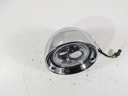 2002 Harley FLSTC Softail Heritage 7" Led Bulb Chrome Headlight Bucket 69748-05 {{ shop.shopifyCountryName }} - Mototech271