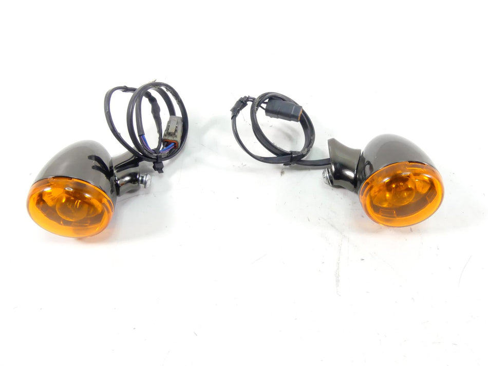 2017 Harley Softail FXSB Breakout Rear Black Blinker Turn Signal Set 68461-09 {{ shop.shopifyCountryName }} - Mototech271