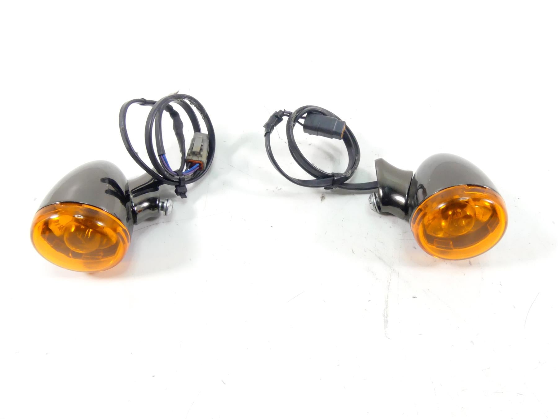 2017 Harley Softail FXSB Breakout Rear Black Blinker Turn Signal Set 68461-09 | Mototech271