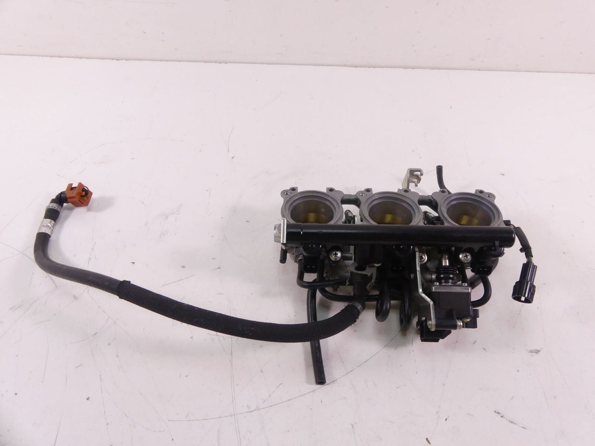 2014 Triumph Tiger 800 ABS Throttle Bodies Keihin Fuel Injection T1243800 {{ shop.shopifyCountryName }} - Mototech271