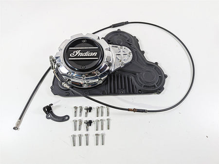 2021 Indian Scout 1200 Engine Side Chrome Clutch Cover 5632943 5143238 {{ shop.shopifyCountryName }} - Mototech271