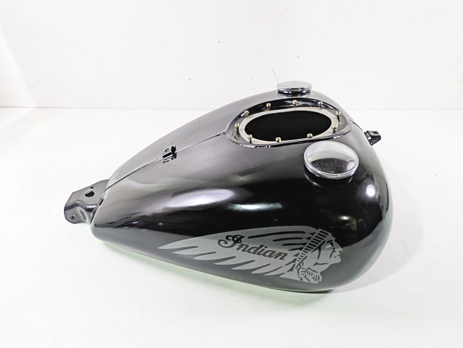 2017 Indian Chieftain Limited Gloss Black Gas Fuel Petrol Tank - No Dent 1021997 {{ shop.shopifyCountryName }} - Mototech271