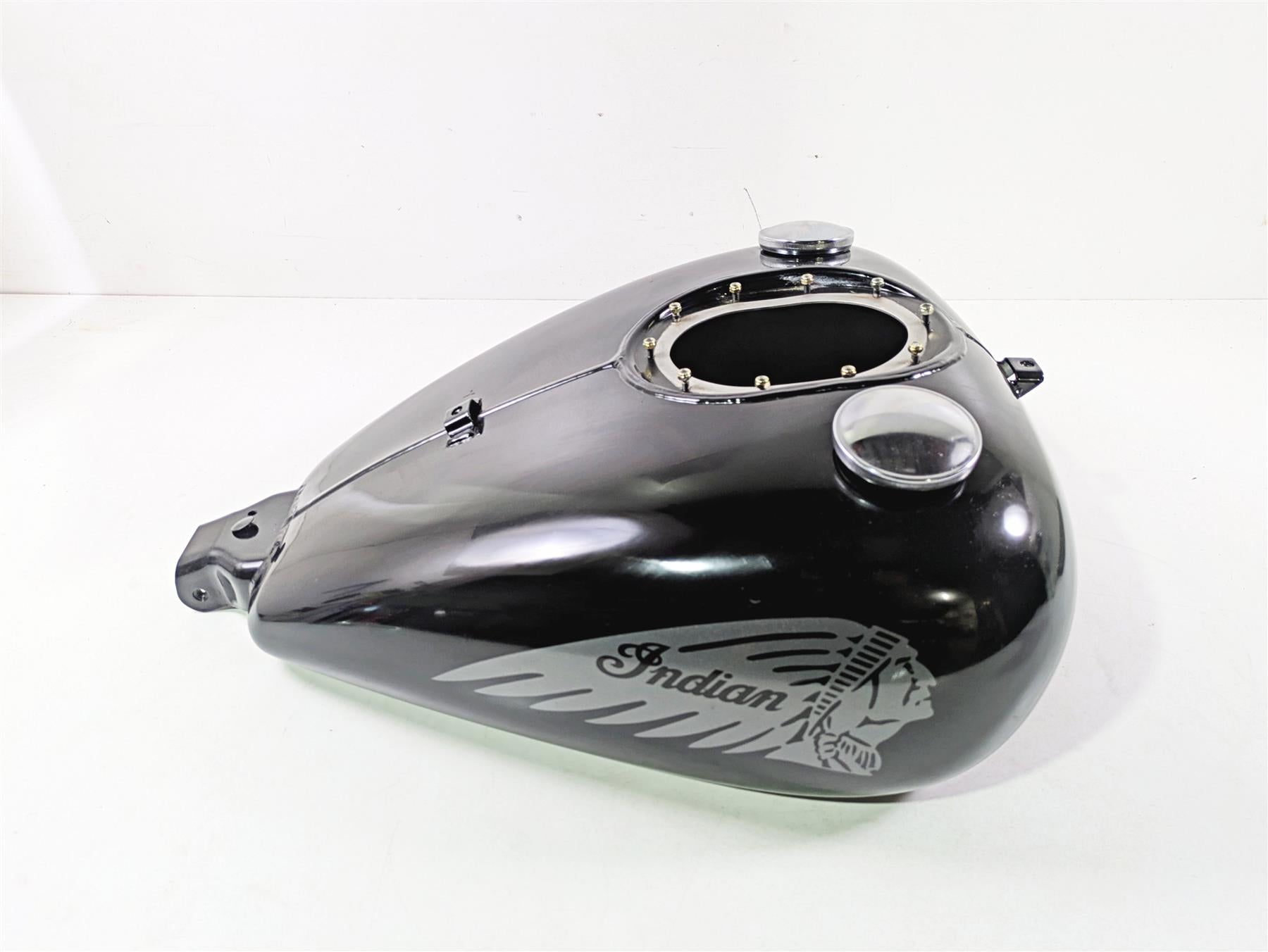2017 Indian Chieftain Limited Gloss Black Gas Fuel Petrol Tank - No Dent 1021997