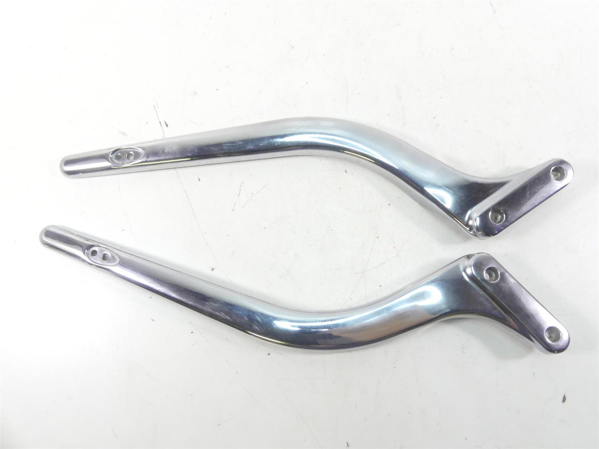 2002 Harley Softail FXSTDI Deuce Rear Chrome Fender Brace Strut Set 60028-00 {{ shop.shopifyCountryName }} - Mototech271