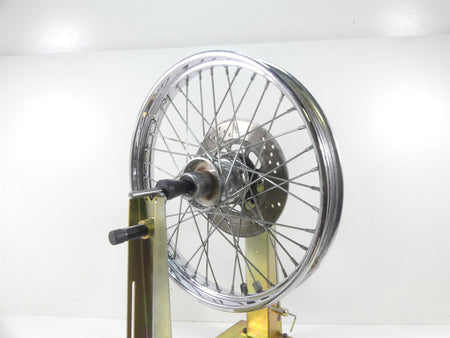 1993 Harley FXSTS Softail Springer Front Chrome Spoke Wheel Rim 21x2.15 43676-88 {{ shop.shopifyCountryName }} - Mototech271