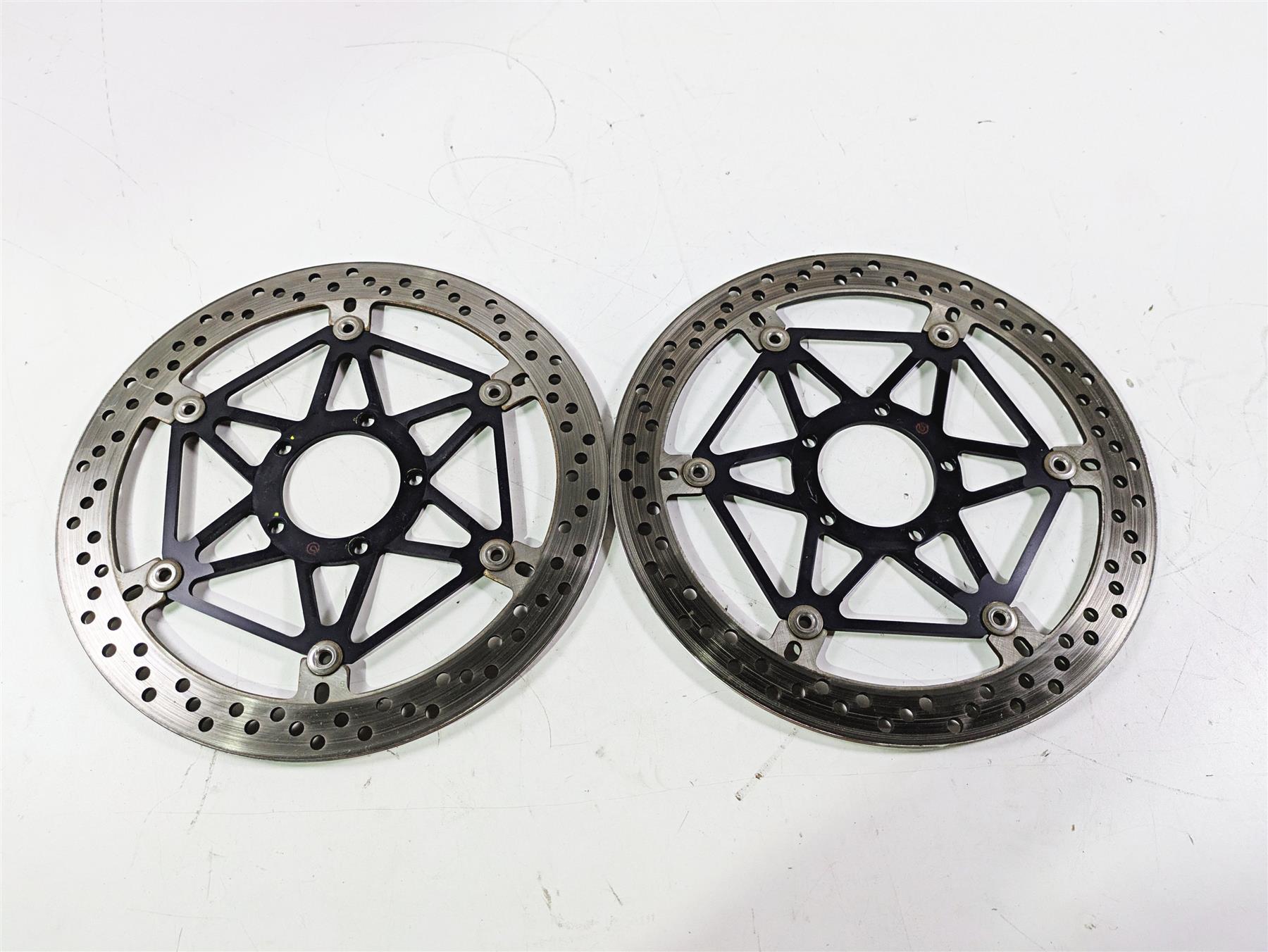 2016 Ducati Monster 1200 S Front Brake Rotor Disc Set Brembo 49241351A 49241341A {{ shop.shopifyCountryName }} - Mototech271
