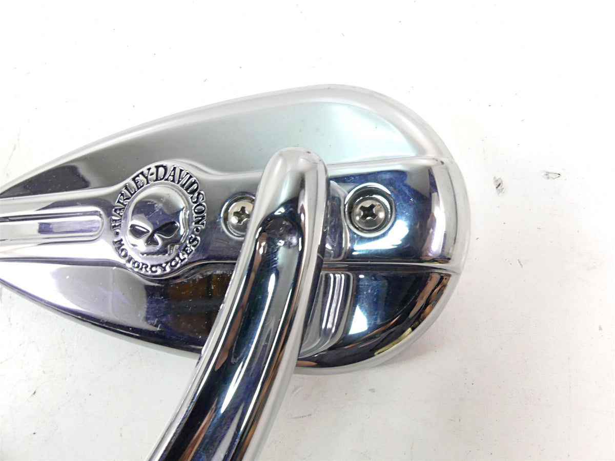 2002 Harley FLSTCI Softail Heritage Willi G Skull Teardrop Mirror Set 91315-04 {{ shop.shopifyCountryName }} - Mototech271