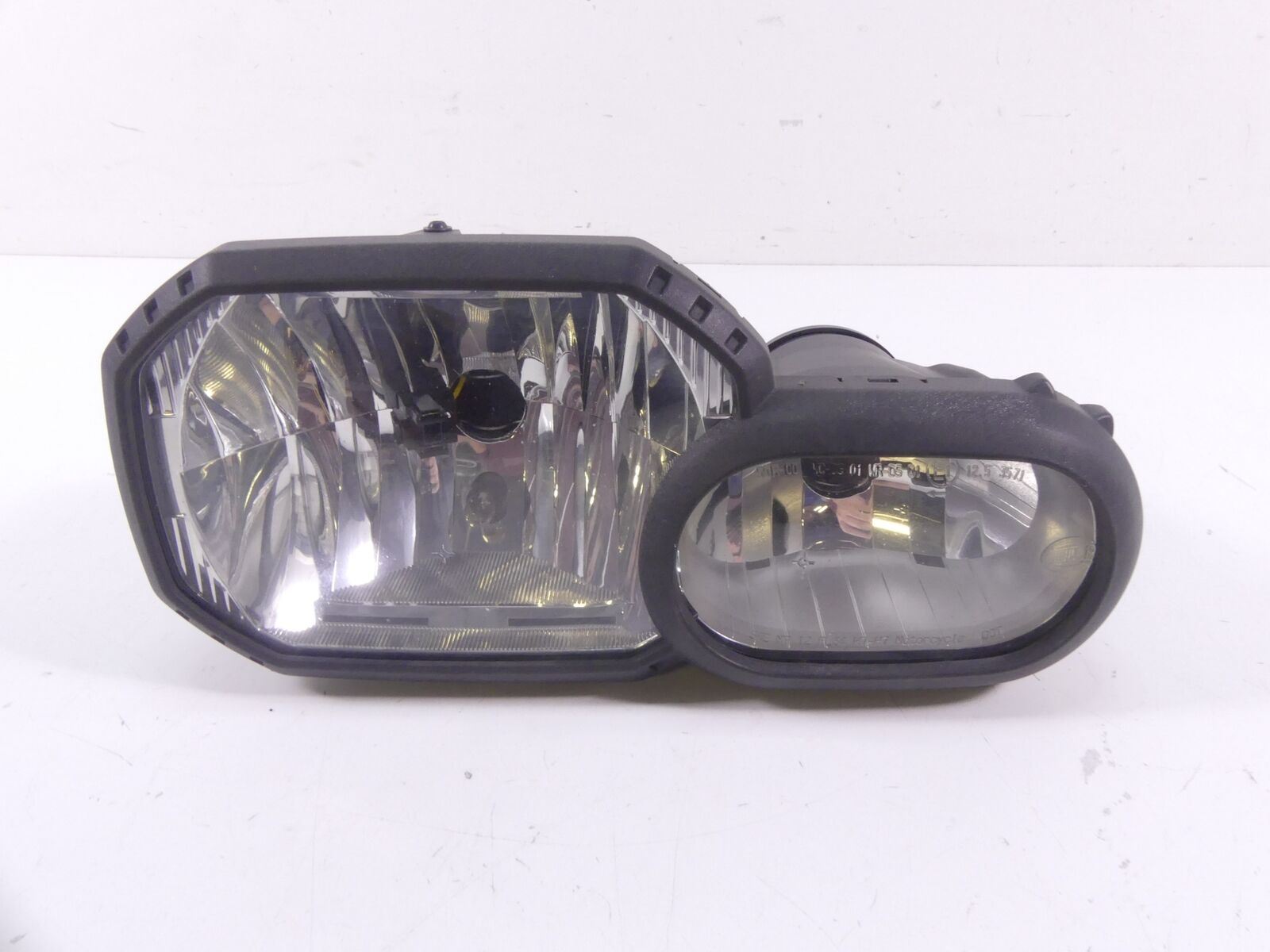 2010 BMW F800GS K72 Headlight Head Front Light Lamp Lens - No Bulbs 63128543114 {{ shop.shopifyCountryName }} - Mototech271