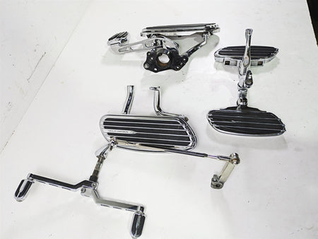 2011 Harley Touring FLHTCUSE CVO E-Glide Chrome Full Floor Board Set 51499-09A {{ shop.shopifyCountryName }} - Mototech271