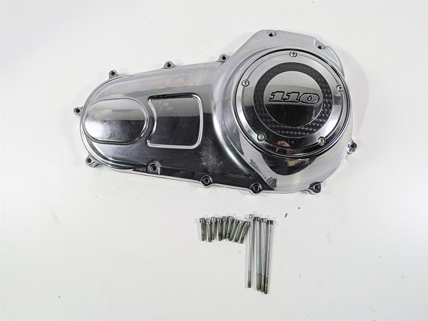 2010 Harley Touring FLHXSE CVO Street Glide Outer Primary Clutch Cover 60553-07A {{ shop.shopifyCountryName }} - Mototech271