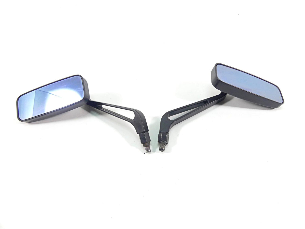 2012 Ducati Monster 1100 EVO Aftermarket Square Black Rear View Mirror Set {{ shop.shopifyCountryName }} - Mototech271