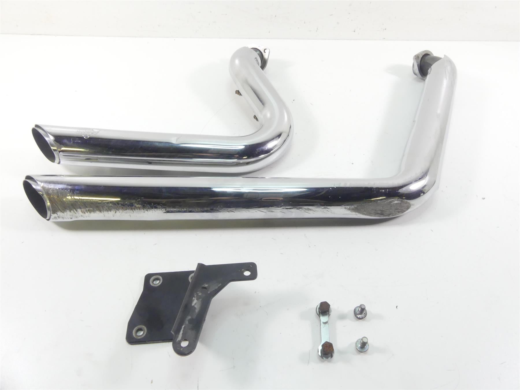 2003 Harley Dyna 100TH FXDL Low Rider Vance Hines Shortshots Exhaust Set 17221 | Mototech271