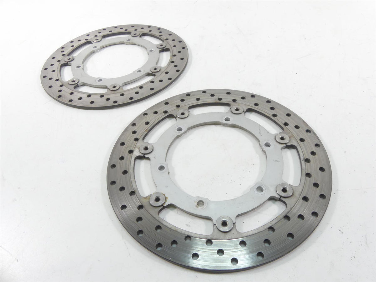 2007 Yamaha XVS1300 V-Star Front Brake Rotor Disc Set 3D8-2581T-00-00 {{ shop.shopifyCountryName }} - Mototech271