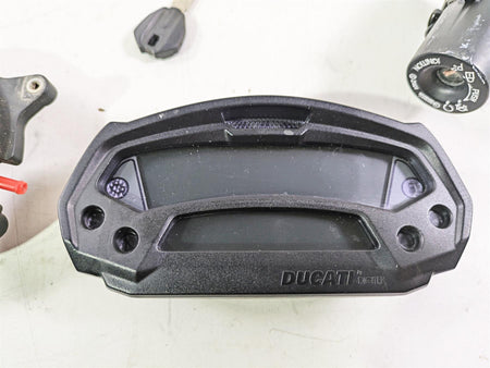 2009 Ducati Monster 1100 S Speedometer Gauge 19K Ignition Switch Key 40610703A {{ shop.shopifyCountryName }} - Mototech271