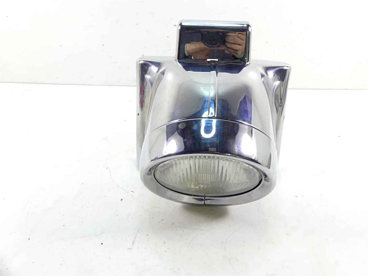 Harley Softail Fatboy Nacelle Headlight Chrome Cover 67616-96 67908-96 {{ shop.shopifyCountryName }} - Mototech271