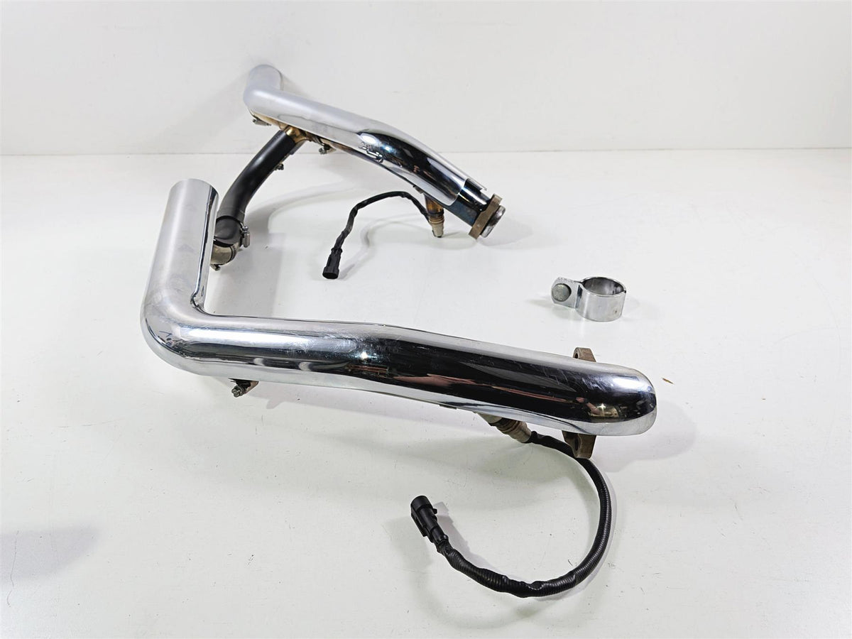 2008 Harley FXDSE CVO Dyna Nice Exhaust Header Heat Shield Set 65825-06 65631-06-Mototech271