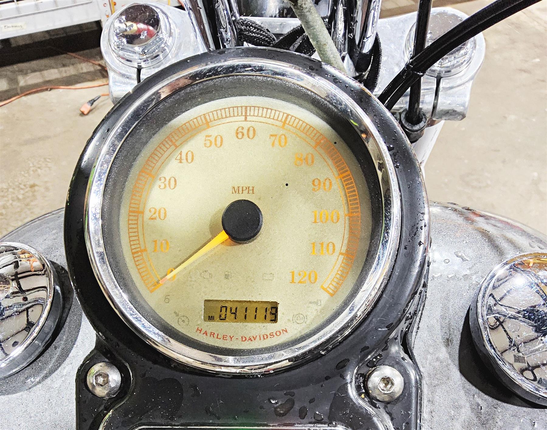 2009 Harley FXDC Dyna Super Glide Custom Speedometer Speedo Gauge - 41k 67096-09 {{ shop.shopifyCountryName }} - Mototech271