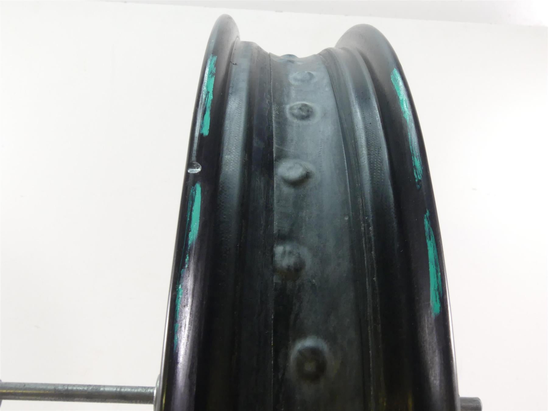 2001 Indian Centennial Scout Front 2.5x19 Wheel Rim & Brake Disc -Read 21-114 {{ shop.shopifyCountryName }} - Mototech271