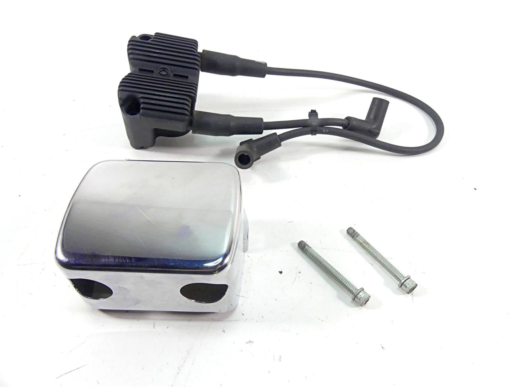 2002 Harley FLSTCI Softail Heritage Ignition Coil & Chrome Cover 31743-01 {{ shop.shopifyCountryName }} - Mototech271