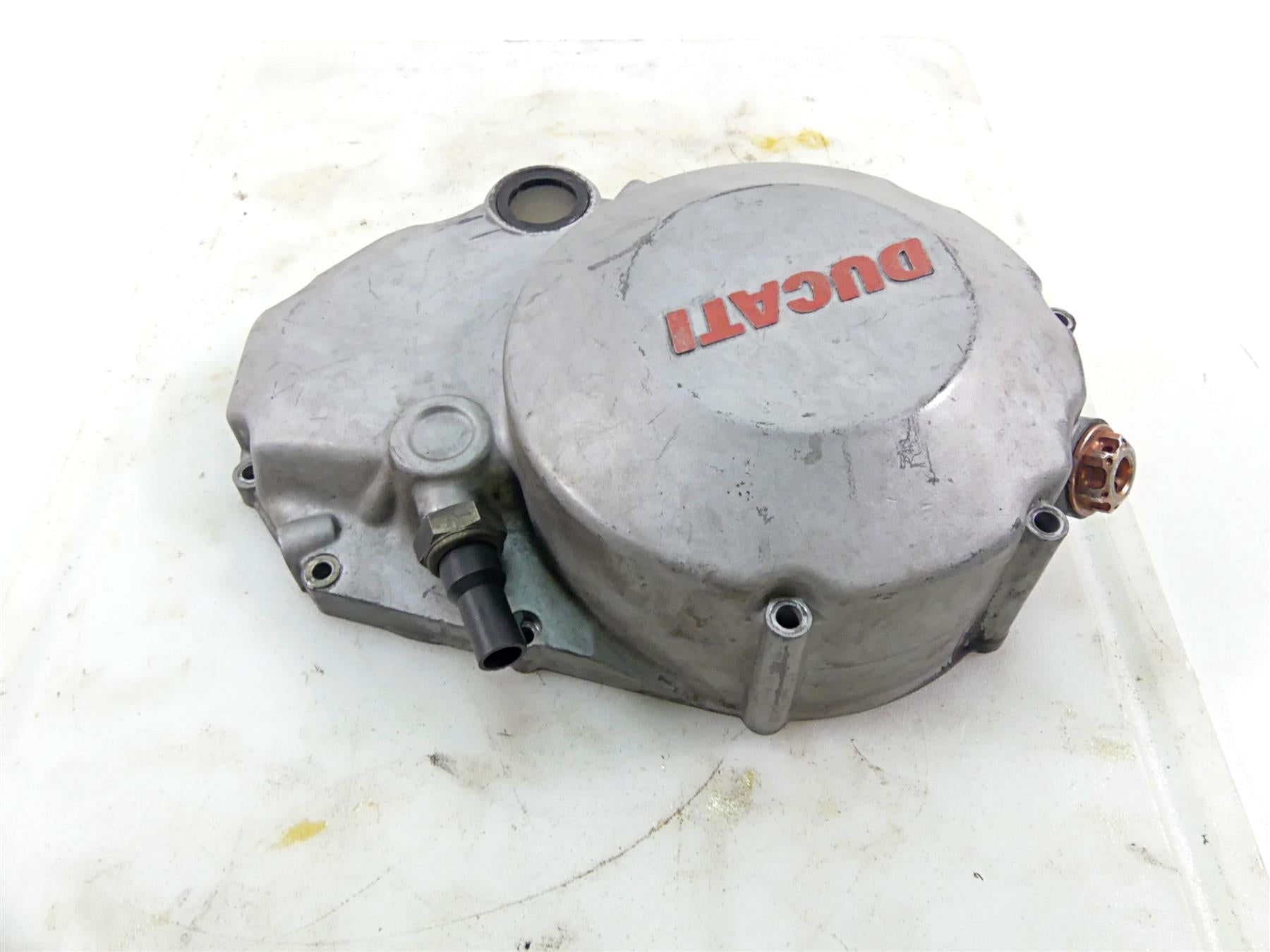 2012 Ducati Monster 1100 EVO Right Side Engine Clutch Case Cover 24331031A {{ shop.shopifyCountryName }} - Mototech271