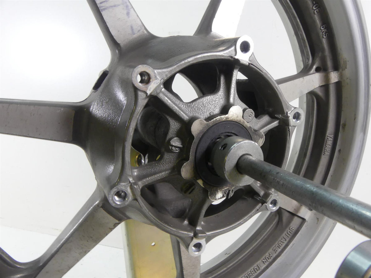 2007 Yamaha XVS1300 V-Star Straight Front Wheel Rim 16x3 5KS-25168-00-MA {{ shop.shopifyCountryName }} - Mototech271