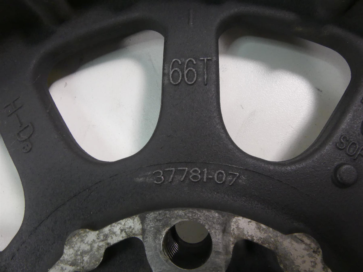 2007 Harley Touring FLHTCU SE CVO Electra Glide Rear Belt Pulley 66T 1" 37781-07 {{ shop.shopifyCountryName }} - Mototech271