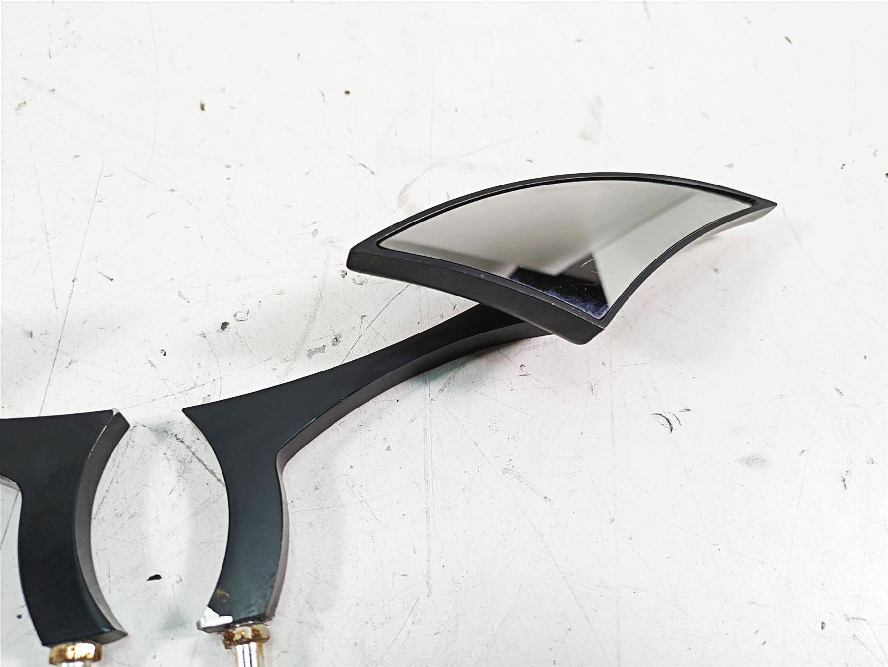2013 Harley Touring FLHX Street Glide Aftermarket Blade Rear View Mirror Set {{ shop.shopifyCountryName }} - Mototech271