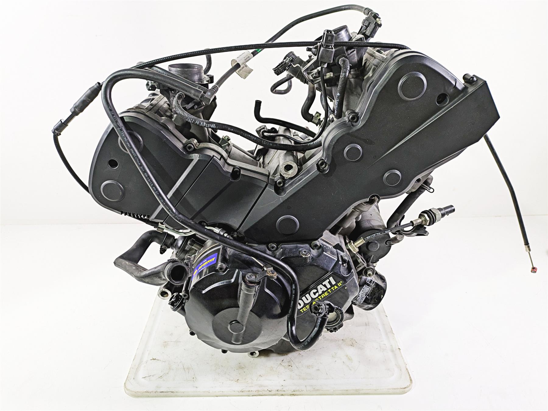 2013 Ducati Hyperstrada 821 Running Engine Motor -Video -Compr Test 22522731A {{ shop.shopifyCountryName }} - Mototech271