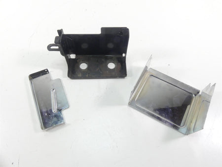2003 Harley Dyna 100TH FXDL Low Rider Battery Box Stay & Chrome Cover 47132-97B {{ shop.shopifyCountryName }} - Mototech271