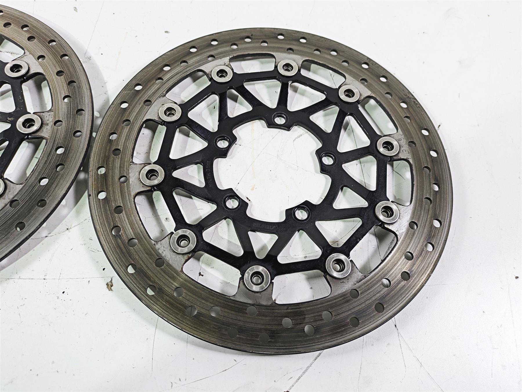 2012 Triumph Daytona 675 Sunstar Front Brake Disc Rotor Set T2021045 {{ shop.shopifyCountryName }} - Mototech271