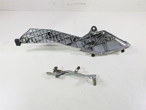 2009 BMW R1200RT K26 Right Footpegs + Bracket & Brake Lever Pedal 46717675290 | Mototech271