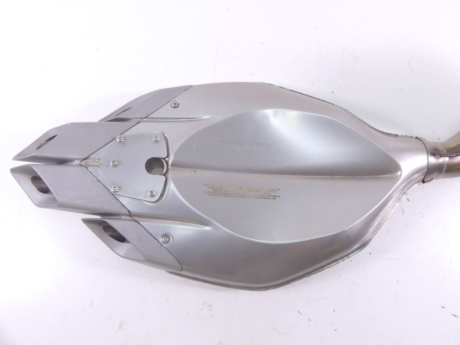 2013 Mv Agusta F4RR Oem Exhaust Muffler Silencer 4 into 1 B7619 {{ shop.shopifyCountryName }} - Mototech271
