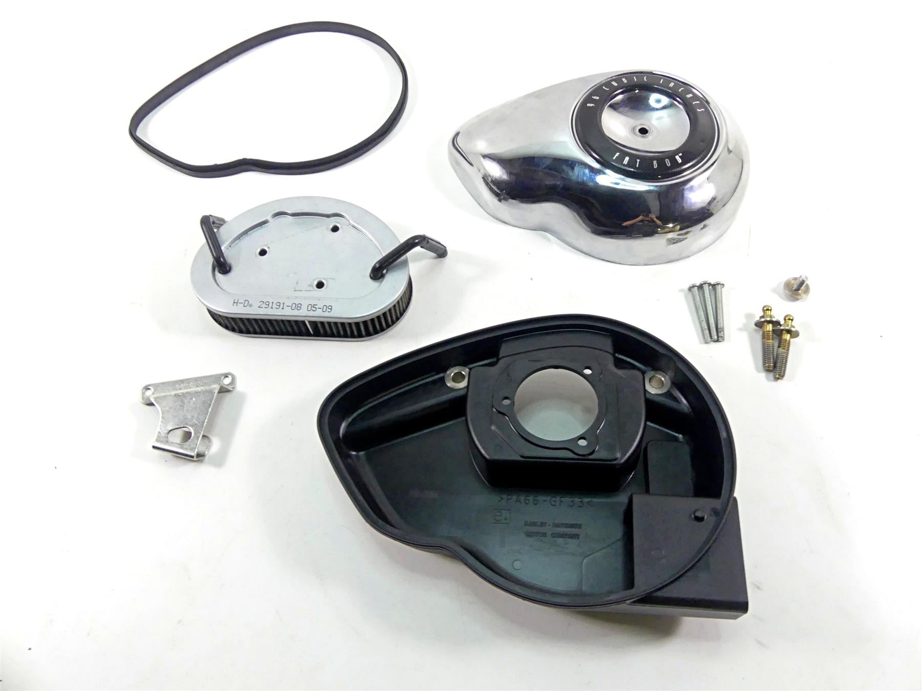2010 Harley FXDF Dyna Fat Bob Air Box Cleaner Breather Filter & Cover 29182-08A {{ shop.shopifyCountryName }} - Mototech271