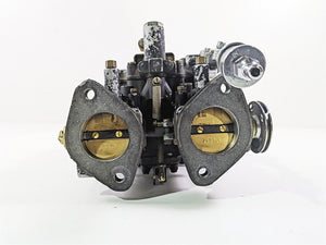 1998 Harley Touring FLHRCI Road King Dellorto Dual Throat Carburetor Set DHLA40