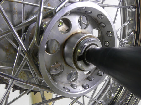 1978 Harley XLH1000 Sportster Ironhead Straight Rear Spoke 16x3 Wheel 40989-70 {{ shop.shopifyCountryName }} - Mototech271