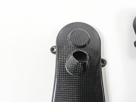 2009 Ducati Multistrada 1100 S Carbon Timing Cover Fairing Set 24510861 24510851 {{ shop.shopifyCountryName }} - Mototech271