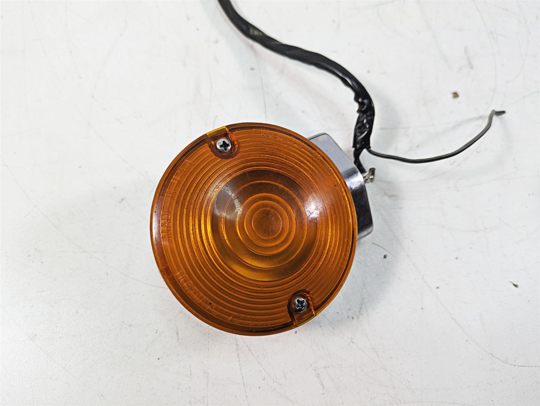 2013 Harley Softail FLSTC Heritage Classic Front Blinker Turn Signals 68766-94 {{ shop.shopifyCountryName }} - Mototech271
