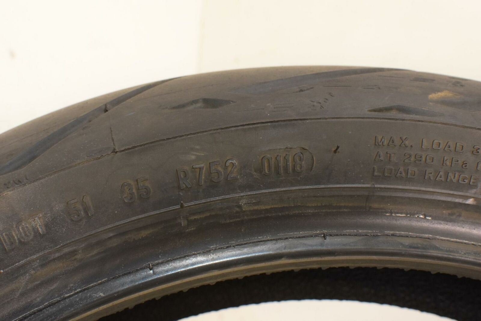 Used Rear Tire Metzeler Sportec M5 Interact 150/60 R 17 M/C 66H TL 0118 R-296480 {{ shop.shopifyCountryName }} - Mototech271