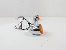 Load image into Gallery viewer, 2007 Harley Sportster XL1200 C Rear Turn Signal Blinker &amp; Bar Set 68977-00
