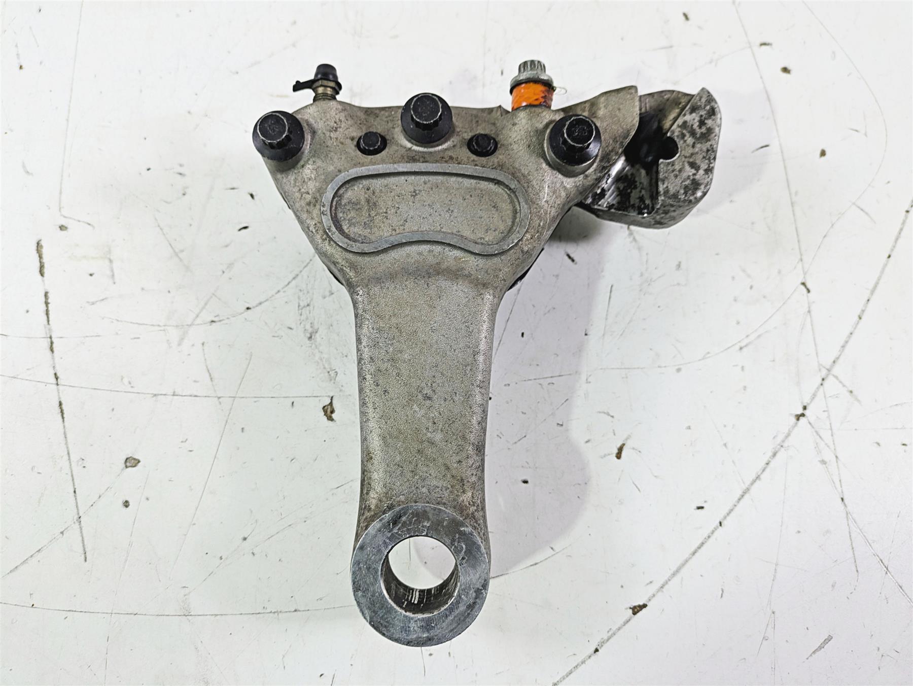 2003 Harley Touring FLHTCUI E-Glide 100th Rear Brake Caliper & Bracket 44080-02C {{ shop.shopifyCountryName }} - Mototech271