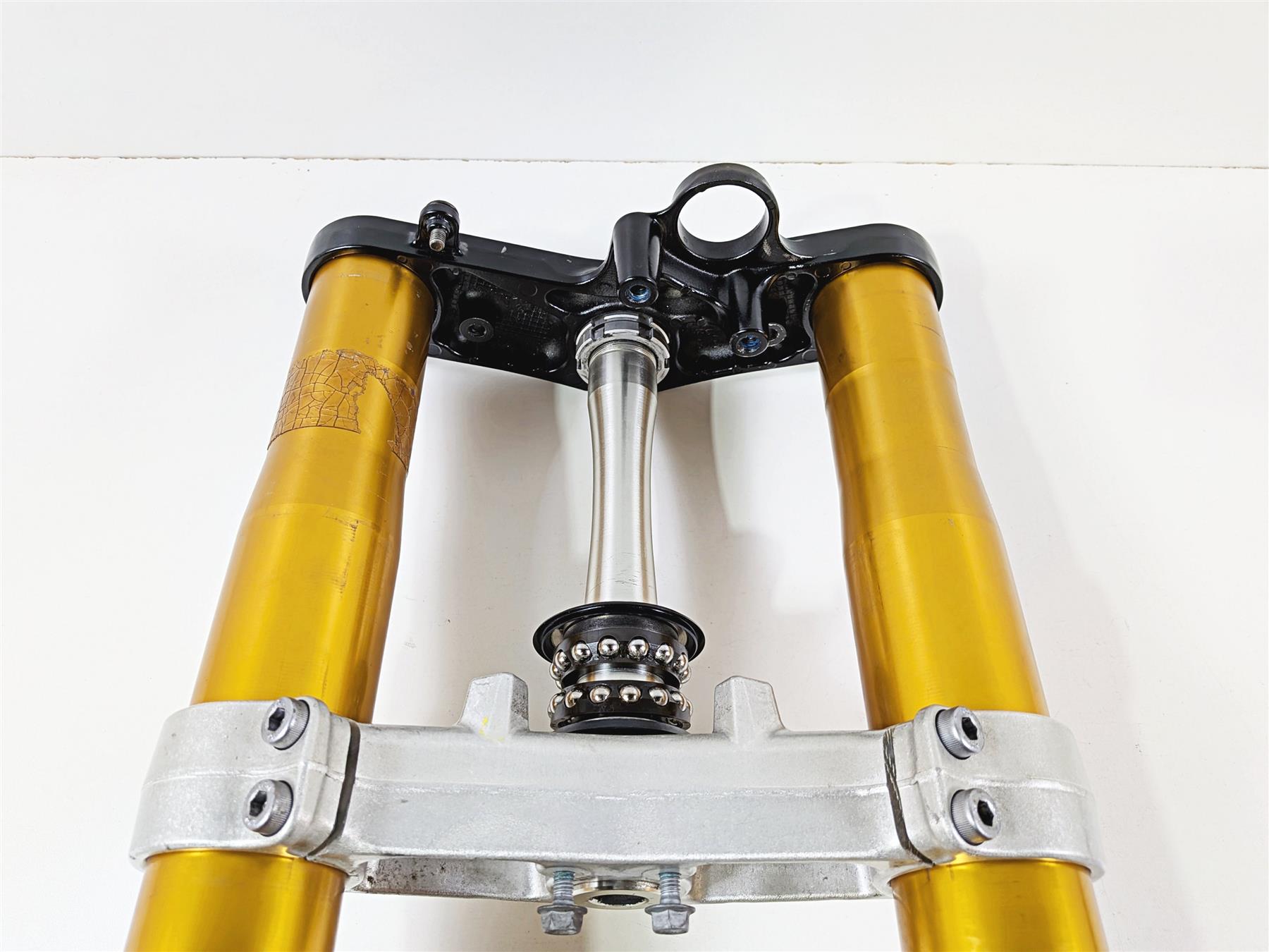 2008 Yamaha YZF R1 RN19 Straight Golden Front Forks Triple Tree Set 4C8-23102-00-00 {{ shop.shopifyCountryName }} - Mototech271