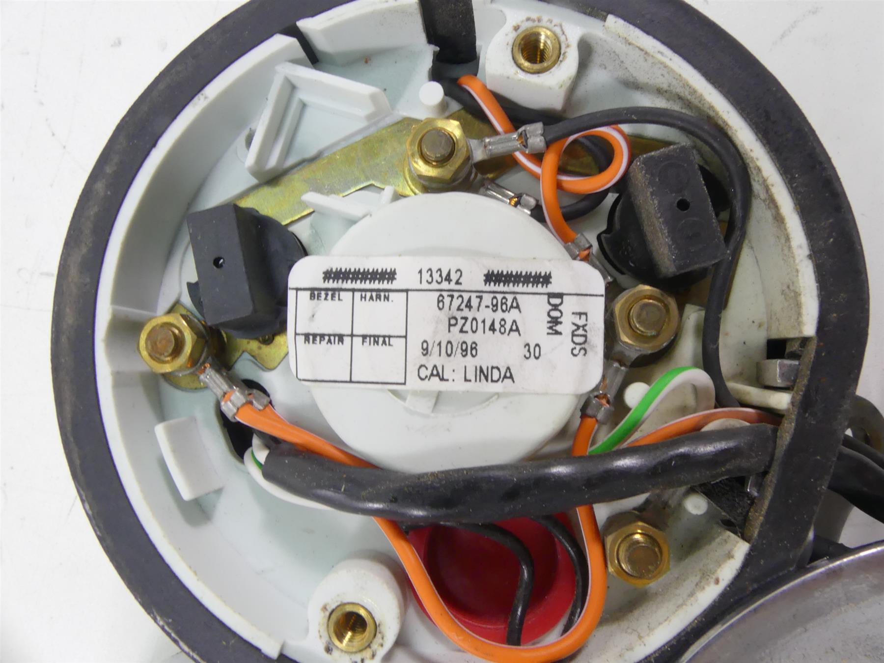 1997 Harley Dyna FXDS Super Glide Conv Speedometer Tacho Gauges - 45K 67247-96A {{ shop.shopifyCountryName }} - Mototech271
