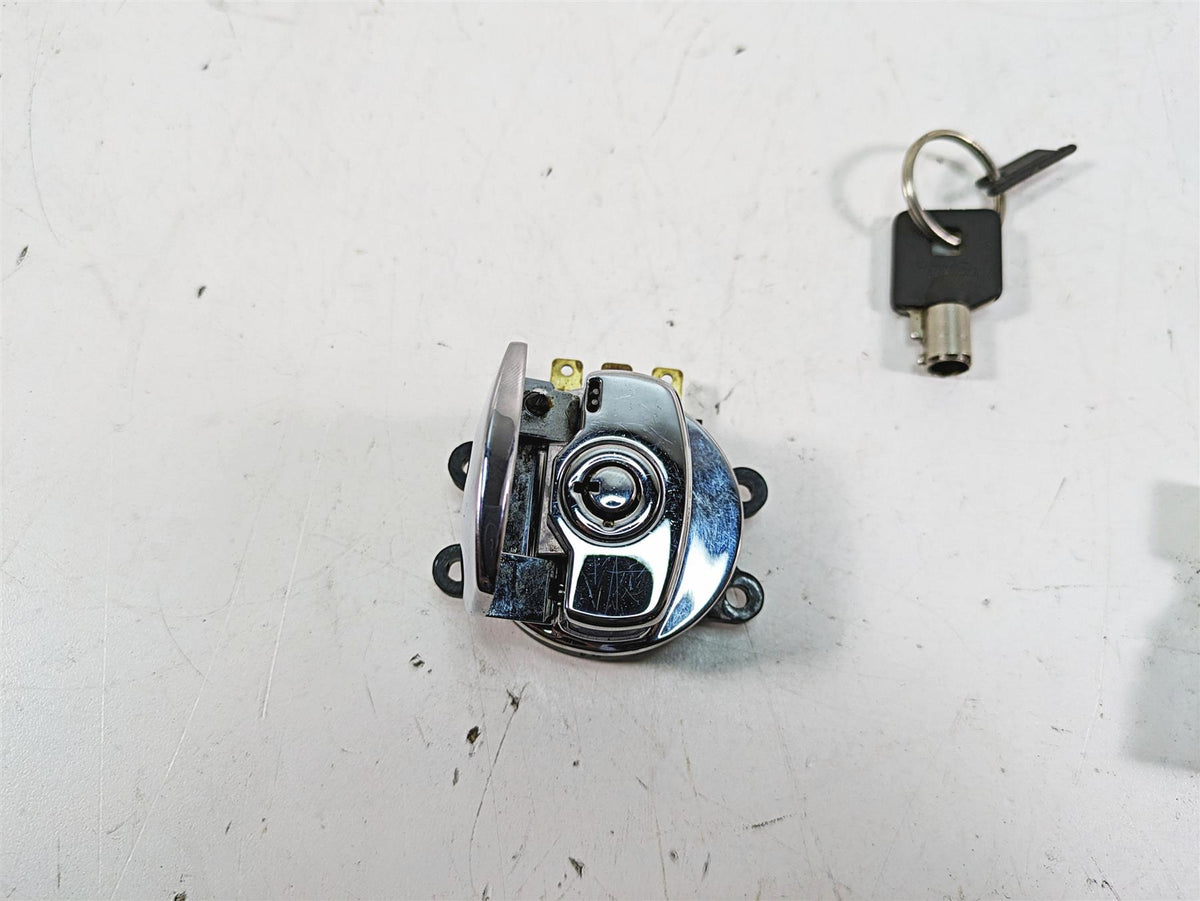 2006 Harley Softail FXSTSI Springer Ignition Switch Steering Lock Key 71450-04 {{ shop.shopifyCountryName }} - Mototech271