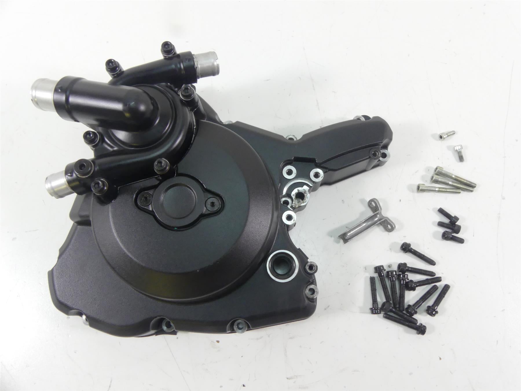 2015 Ducati Diavel Dark Left Engine Stator Generator Cover + Waterpump 24231171A | Mototech271