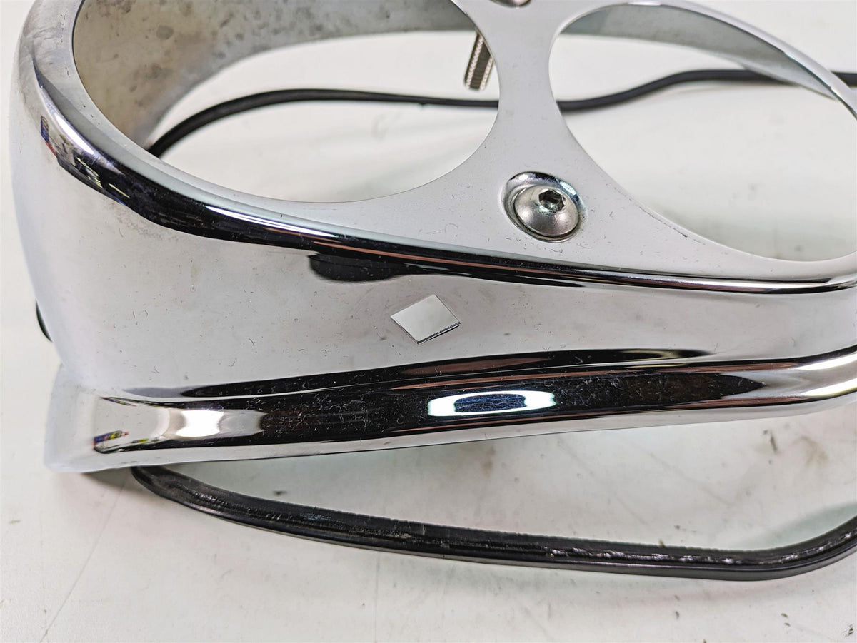 2005 Harley Dyna FXDL Low Rider Fuel Tank Gauges Cover Dash Panel 61695-05 {{ shop.shopifyCountryName }} - Mototech271