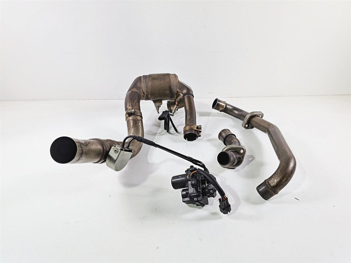2009 Ducati Hypermotard 1100 S Oem Stock Header, Mid Pipe & Servo 57221451A-Mototech271