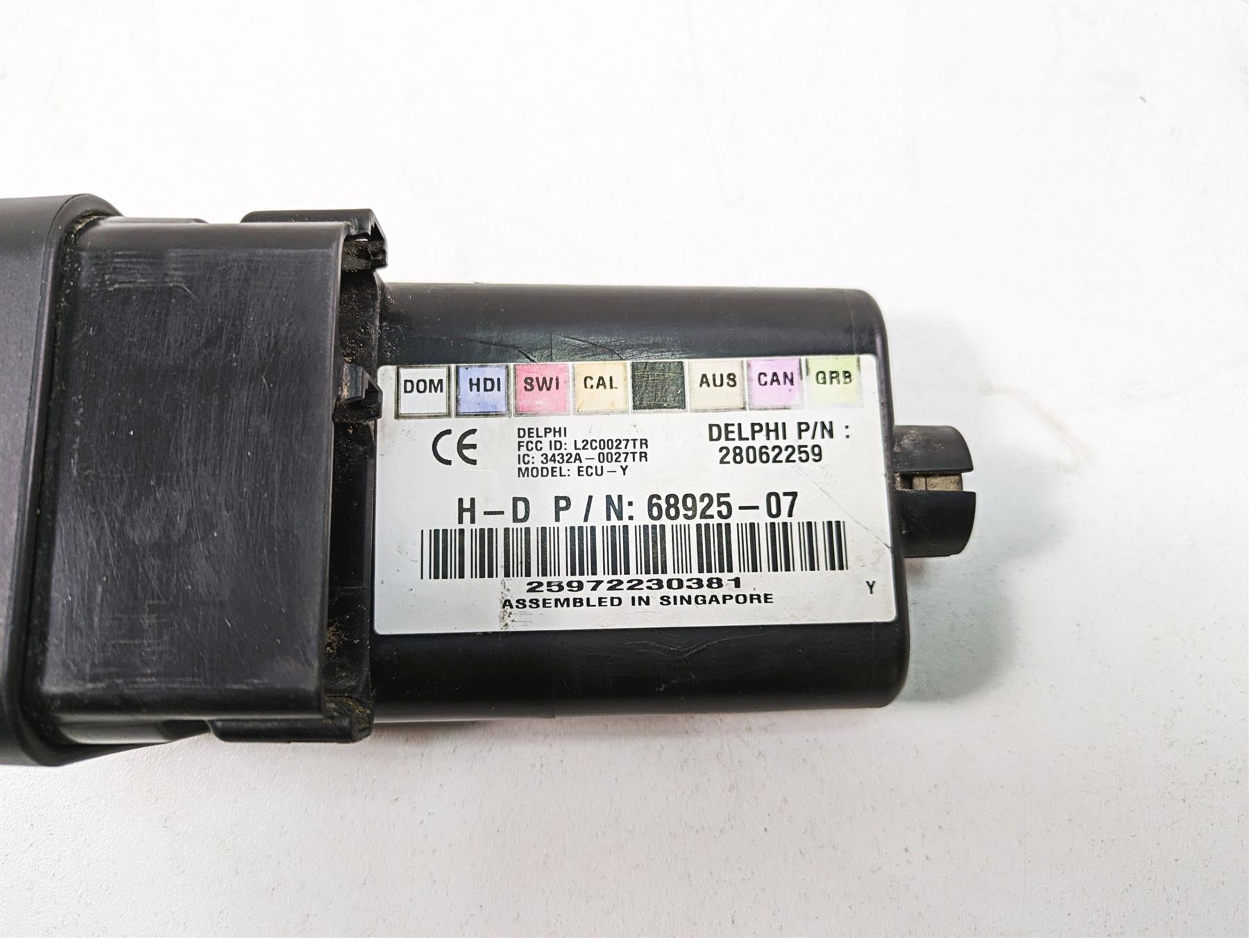 2009 Harley FXDF Dyna Fat Bob Tssm Turn Signal Security Module + Fob 68925-07 {{ shop.shopifyCountryName }} - Mototech271