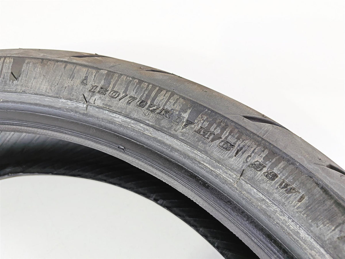 Used Front Motorcycle Tire Dunlop Sportmax GP300F 120/70R17 4506-7896 {{ shop.shopifyCountryName }} - Mototech271