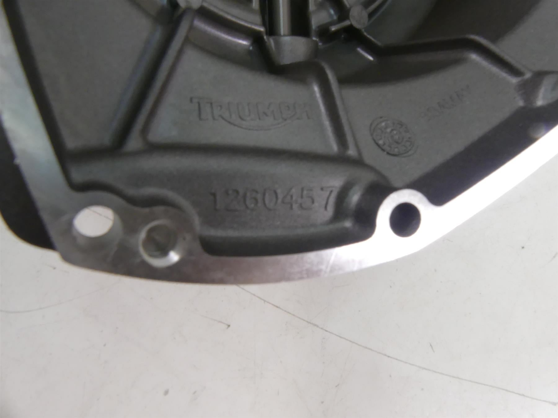 2019 Triumph Street Triple 765R Engine Side Clutch Cover T1260457 {{ shop.shopifyCountryName }} - Mototech271